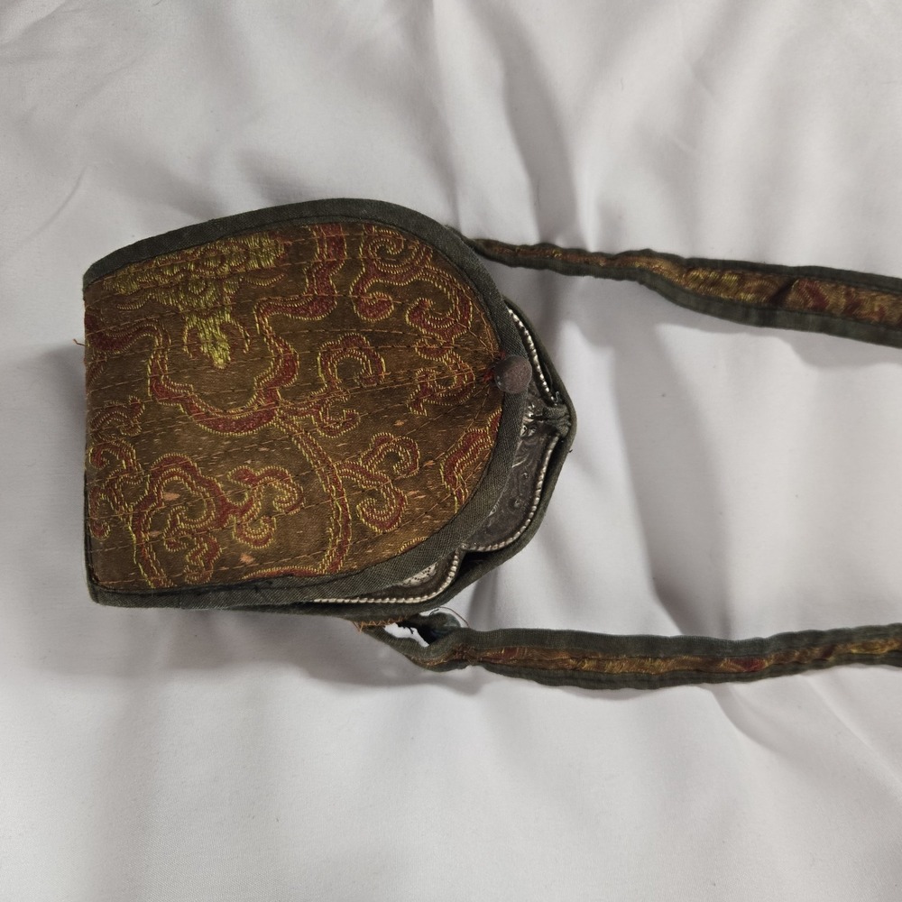 Vintage Tibetan Nepalese Ghau Gau Buddhist Traveling Prayer Shrine Pouch